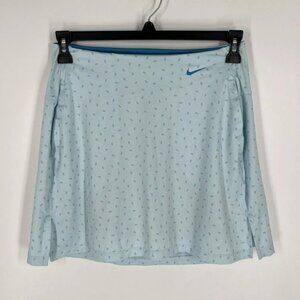 Nike Dri-FIT Skirt Athletic Golf‎ Tennis Running Blue Print Skort Women's S
